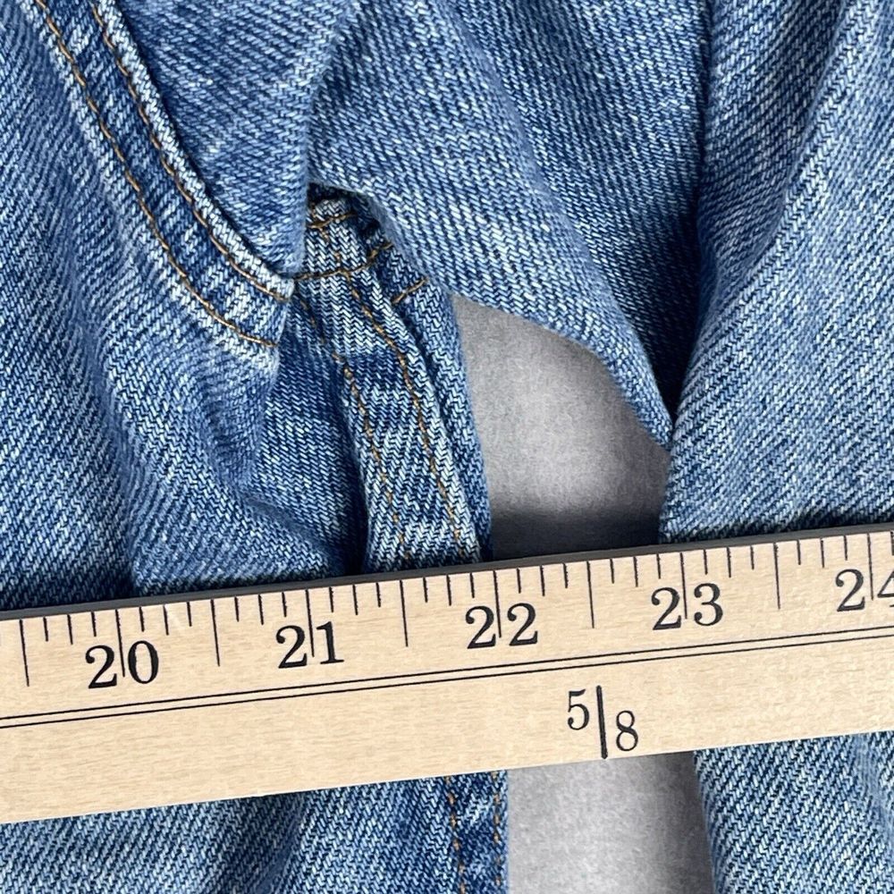 Vintage TYCA Blue Denim Jacket Men Medium Farm Heart Basket Made In USA‎ - Picture 9 of 13